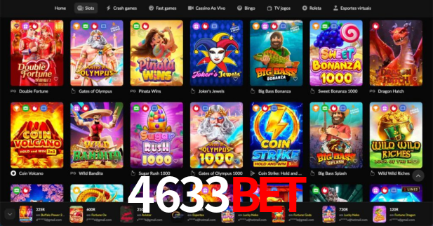 Interface do App 4633Bet